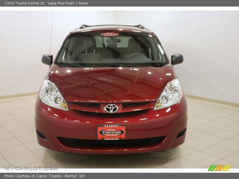 Salsa Red Pearl / Stone 2009 Toyota Sienna LE