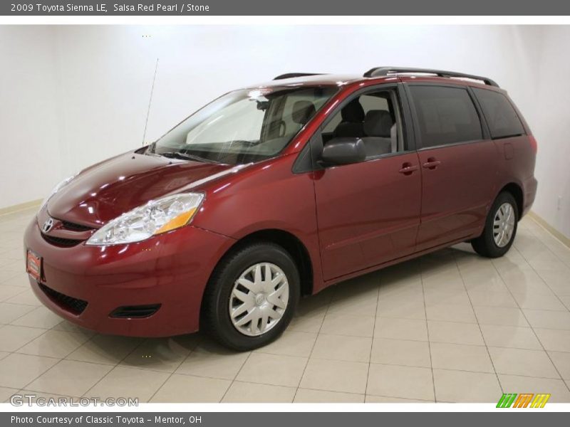 Salsa Red Pearl / Stone 2009 Toyota Sienna LE