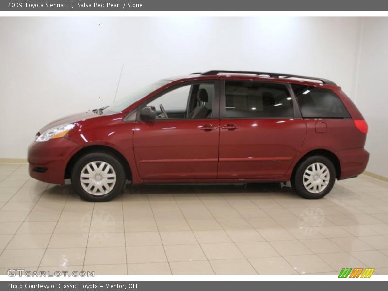 Salsa Red Pearl / Stone 2009 Toyota Sienna LE
