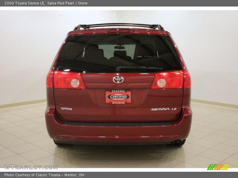 Salsa Red Pearl / Stone 2009 Toyota Sienna LE