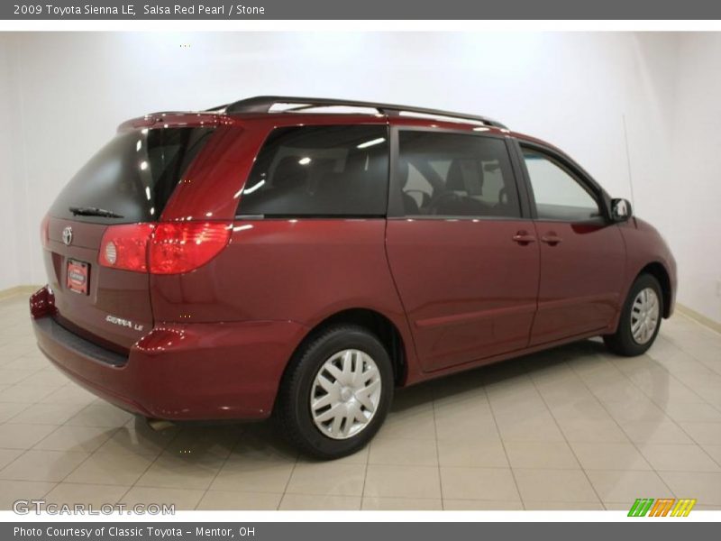 Salsa Red Pearl / Stone 2009 Toyota Sienna LE