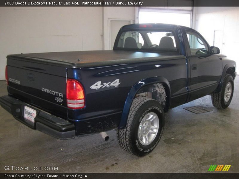 Patriot Blue Pearl / Dark Slate Gray 2003 Dodge Dakota SXT Regular Cab 4x4
