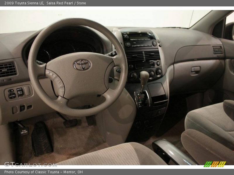 Salsa Red Pearl / Stone 2009 Toyota Sienna LE