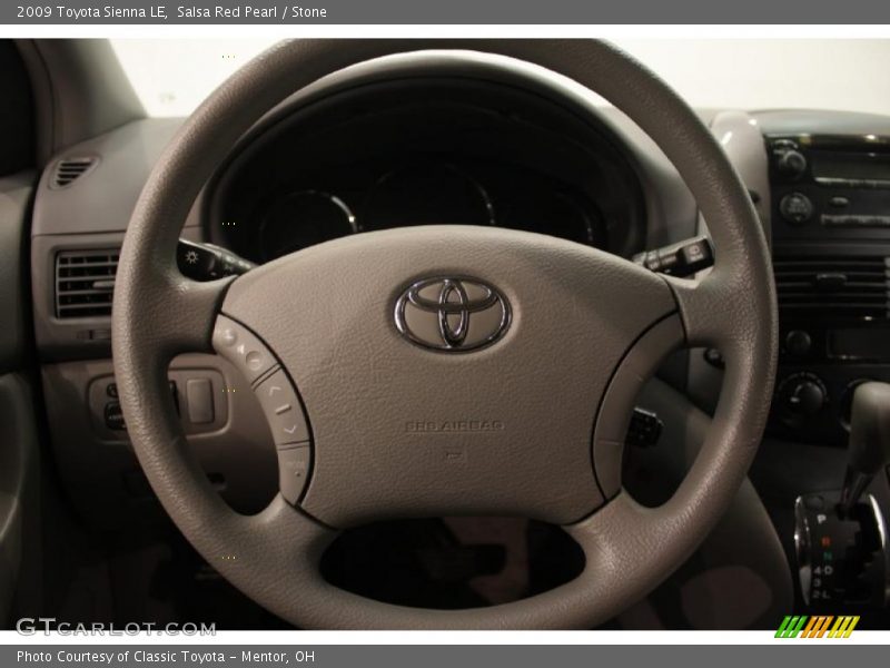 Salsa Red Pearl / Stone 2009 Toyota Sienna LE