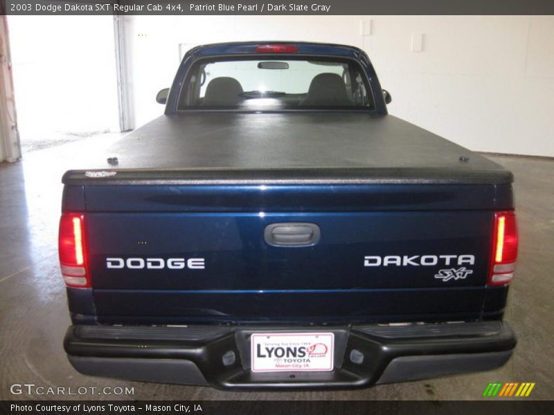 Patriot Blue Pearl / Dark Slate Gray 2003 Dodge Dakota SXT Regular Cab 4x4