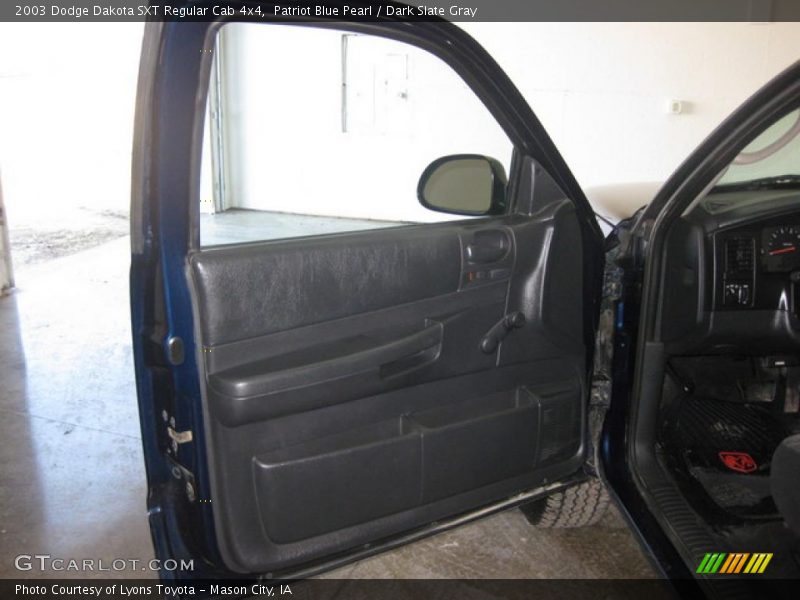 Patriot Blue Pearl / Dark Slate Gray 2003 Dodge Dakota SXT Regular Cab 4x4