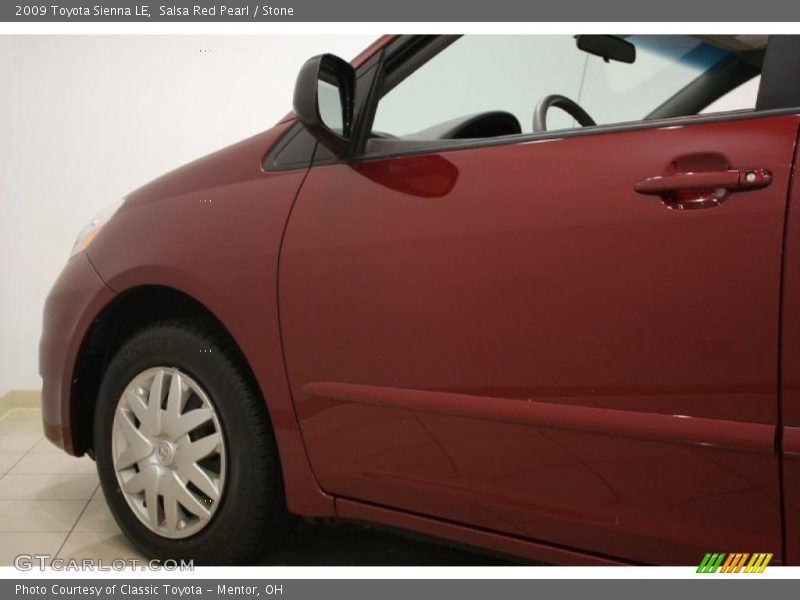 Salsa Red Pearl / Stone 2009 Toyota Sienna LE