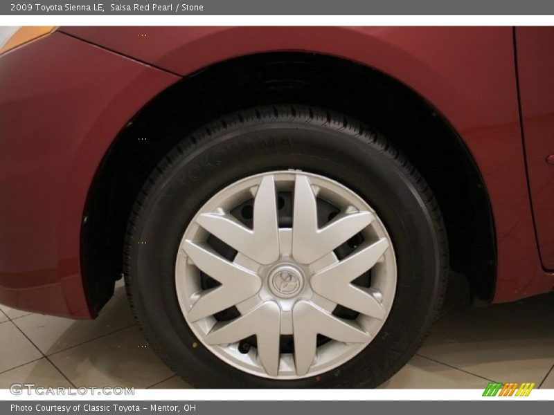 Salsa Red Pearl / Stone 2009 Toyota Sienna LE