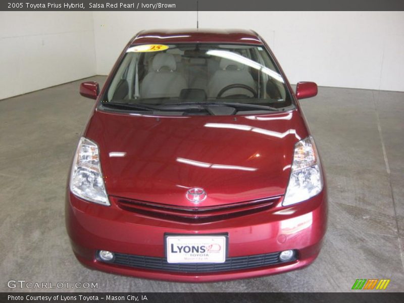 Salsa Red Pearl / Ivory/Brown 2005 Toyota Prius Hybrid