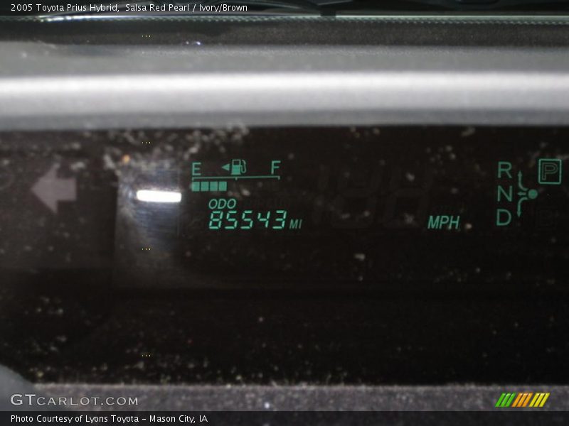Salsa Red Pearl / Ivory/Brown 2005 Toyota Prius Hybrid