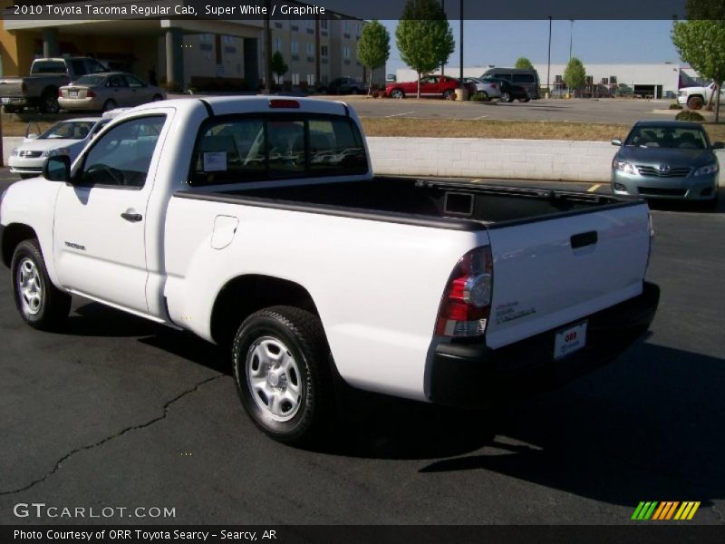 Super White / Graphite 2010 Toyota Tacoma Regular Cab