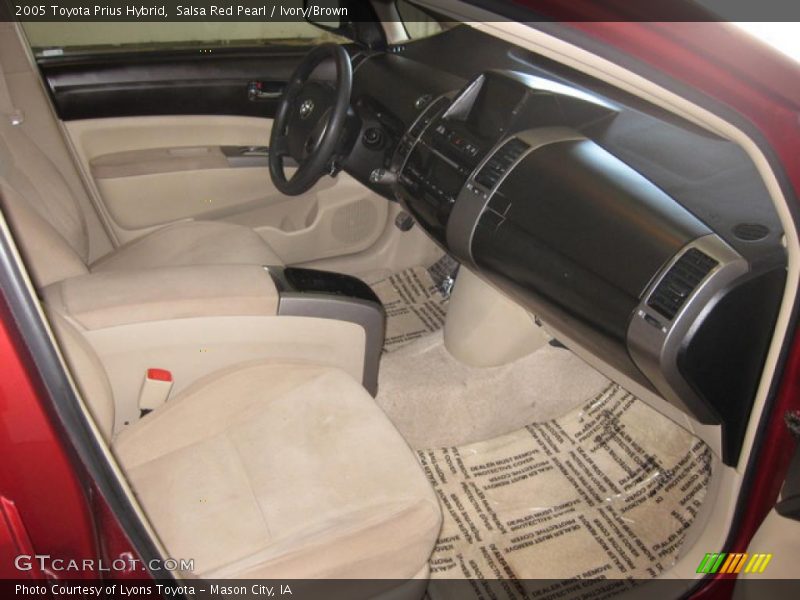 Salsa Red Pearl / Ivory/Brown 2005 Toyota Prius Hybrid