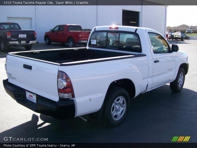 Super White / Graphite 2010 Toyota Tacoma Regular Cab