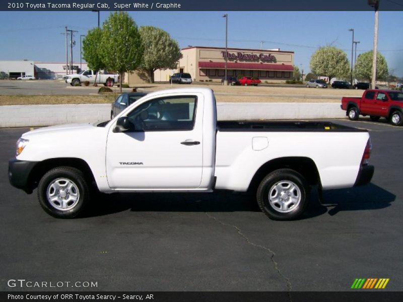 Super White / Graphite 2010 Toyota Tacoma Regular Cab