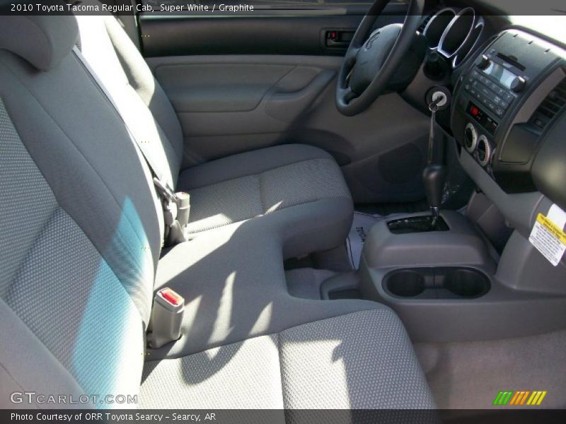 Super White / Graphite 2010 Toyota Tacoma Regular Cab