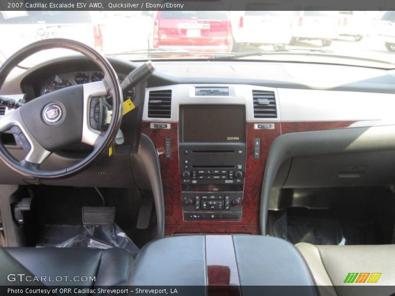 Quicksilver / Ebony/Ebony 2007 Cadillac Escalade ESV AWD