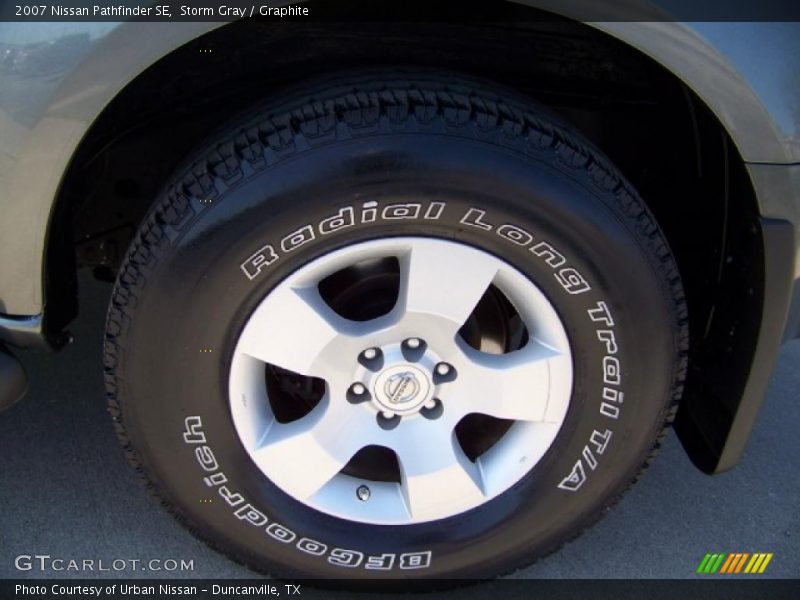 Storm Gray / Graphite 2007 Nissan Pathfinder SE