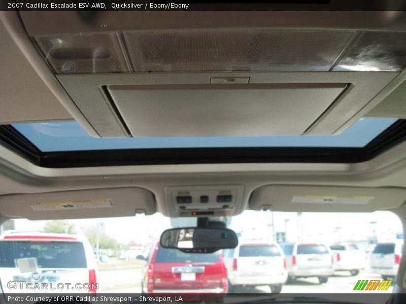 Quicksilver / Ebony/Ebony 2007 Cadillac Escalade ESV AWD