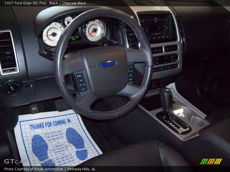 Black / Charcoal Black 2007 Ford Edge SEL Plus