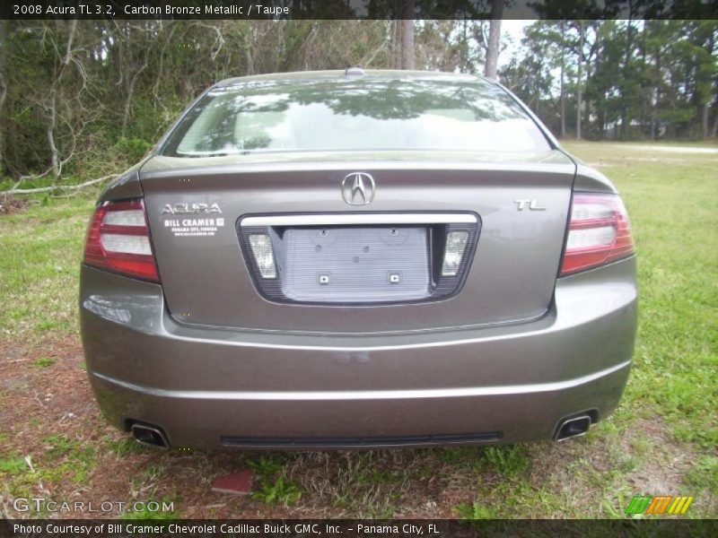 Carbon Bronze Metallic / Taupe 2008 Acura TL 3.2