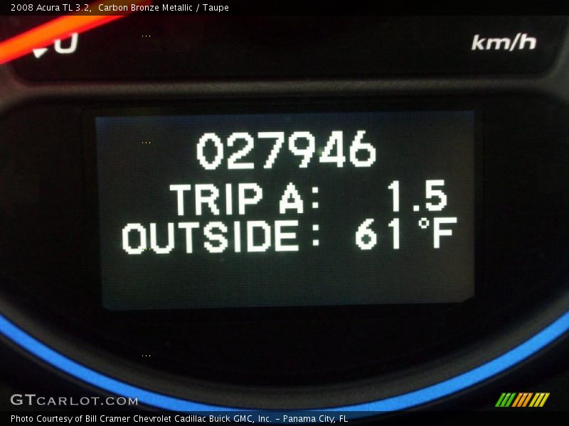 Carbon Bronze Metallic / Taupe 2008 Acura TL 3.2
