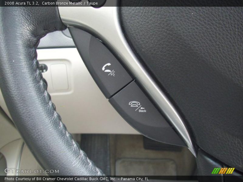 Carbon Bronze Metallic / Taupe 2008 Acura TL 3.2