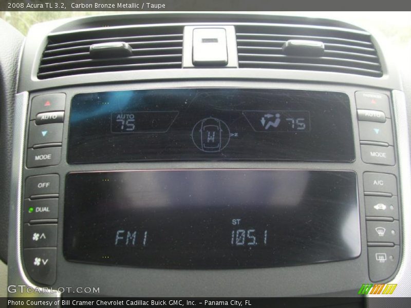Carbon Bronze Metallic / Taupe 2008 Acura TL 3.2