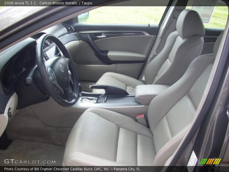 Carbon Bronze Metallic / Taupe 2008 Acura TL 3.2