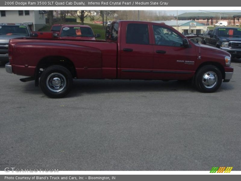 Inferno Red Crystal Pearl / Medium Slate Gray 2006 Dodge Ram 3500 SLT Quad Cab Dually