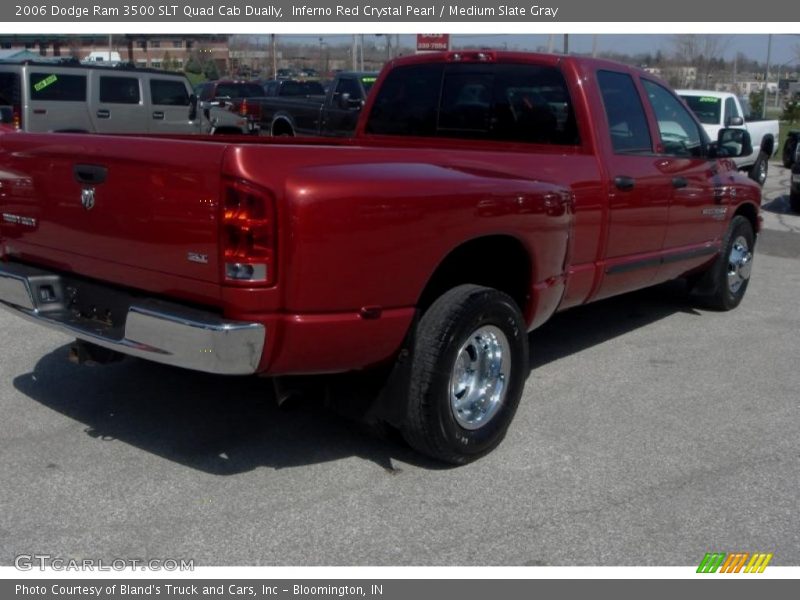 Inferno Red Crystal Pearl / Medium Slate Gray 2006 Dodge Ram 3500 SLT Quad Cab Dually