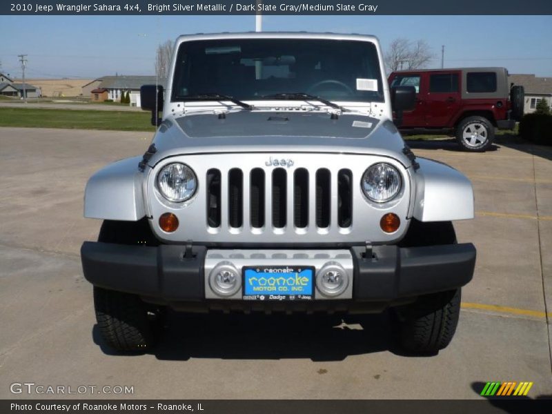 Bright Silver Metallic / Dark Slate Gray/Medium Slate Gray 2010 Jeep Wrangler Sahara 4x4