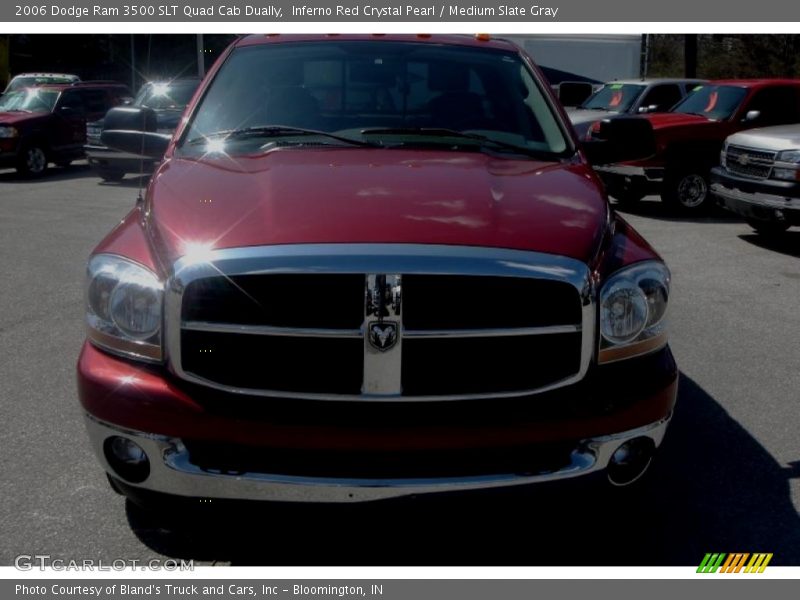 Inferno Red Crystal Pearl / Medium Slate Gray 2006 Dodge Ram 3500 SLT Quad Cab Dually