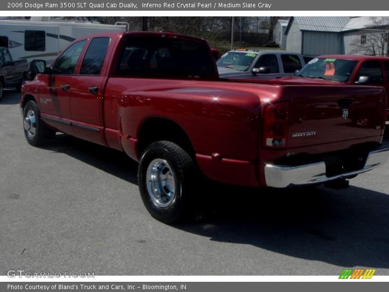 Inferno Red Crystal Pearl / Medium Slate Gray 2006 Dodge Ram 3500 SLT Quad Cab Dually