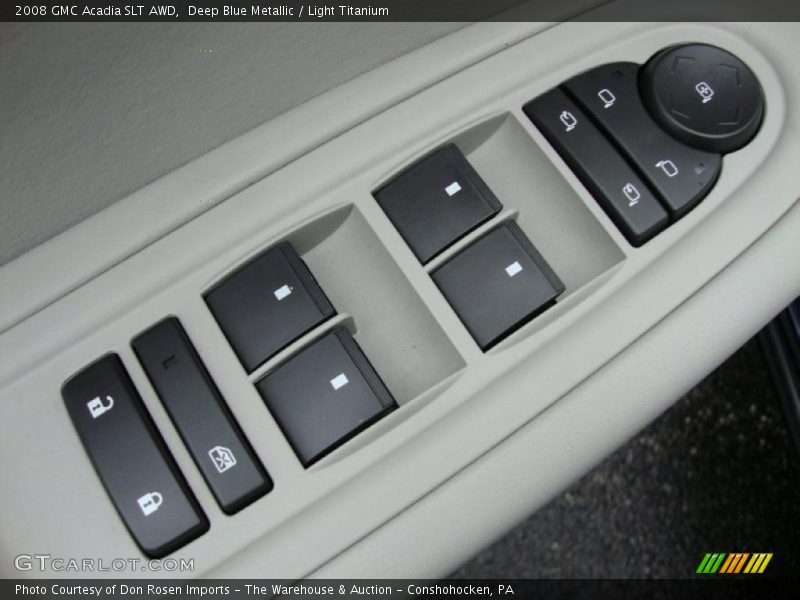 Deep Blue Metallic / Light Titanium 2008 GMC Acadia SLT AWD
