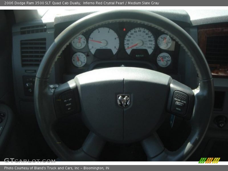 Inferno Red Crystal Pearl / Medium Slate Gray 2006 Dodge Ram 3500 SLT Quad Cab Dually