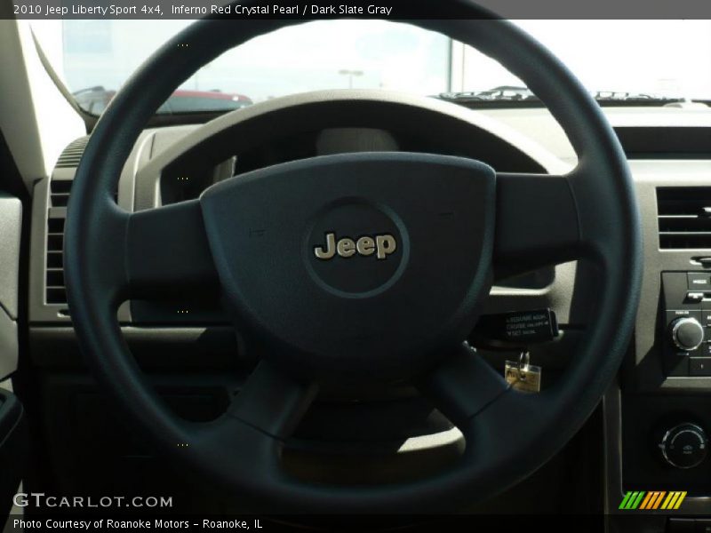 Inferno Red Crystal Pearl / Dark Slate Gray 2010 Jeep Liberty Sport 4x4