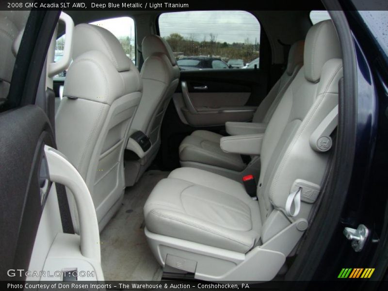 Deep Blue Metallic / Light Titanium 2008 GMC Acadia SLT AWD