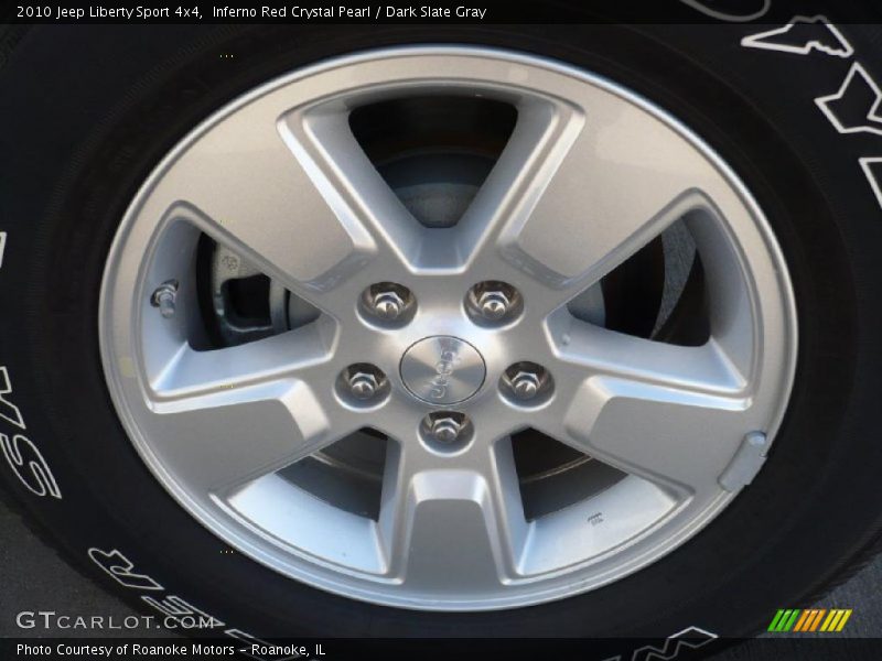 Inferno Red Crystal Pearl / Dark Slate Gray 2010 Jeep Liberty Sport 4x4