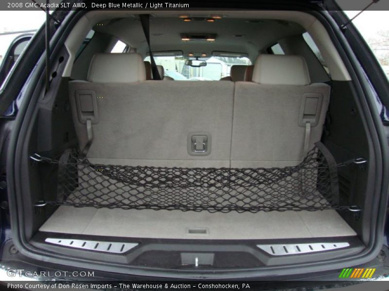 Deep Blue Metallic / Light Titanium 2008 GMC Acadia SLT AWD