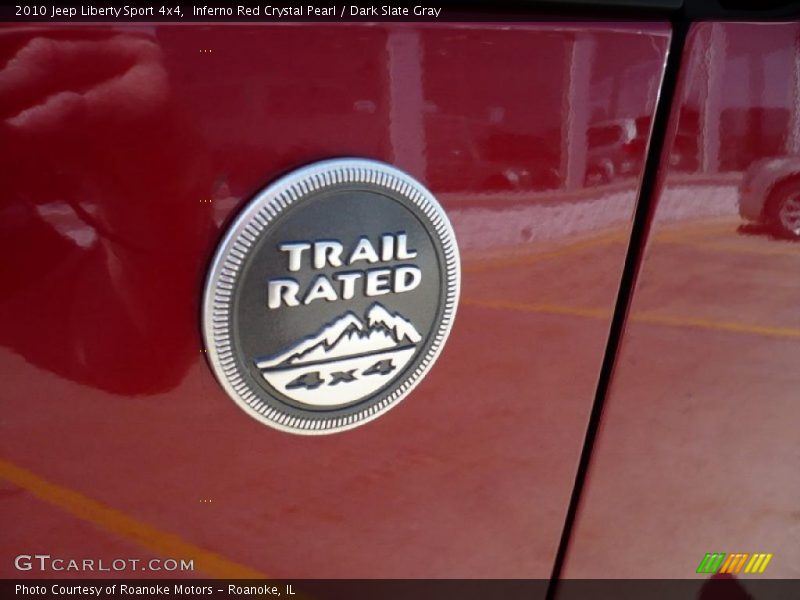 Inferno Red Crystal Pearl / Dark Slate Gray 2010 Jeep Liberty Sport 4x4