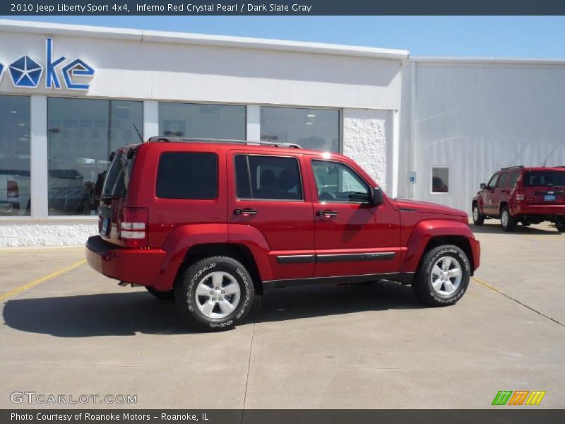 Inferno Red Crystal Pearl / Dark Slate Gray 2010 Jeep Liberty Sport 4x4