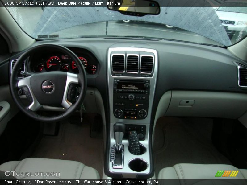 Deep Blue Metallic / Light Titanium 2008 GMC Acadia SLT AWD