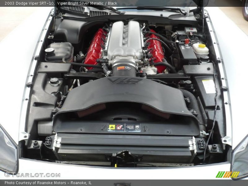 Viper Bright Silver Metallic / Black 2003 Dodge Viper SRT-10