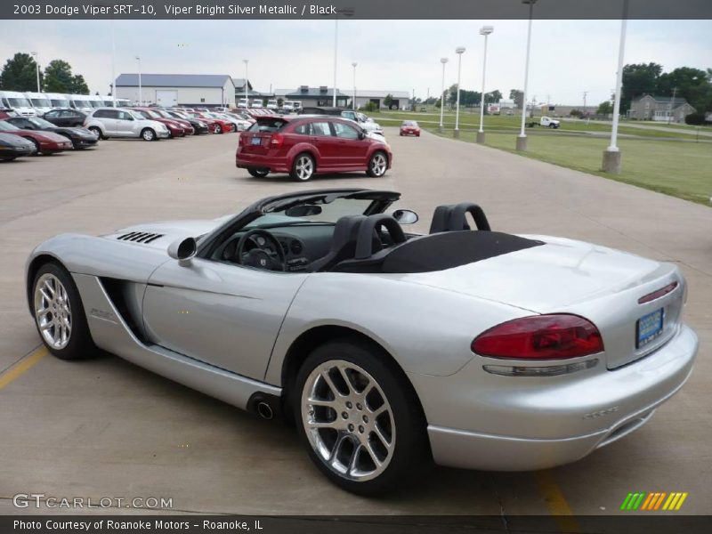 Viper Bright Silver Metallic / Black 2003 Dodge Viper SRT-10