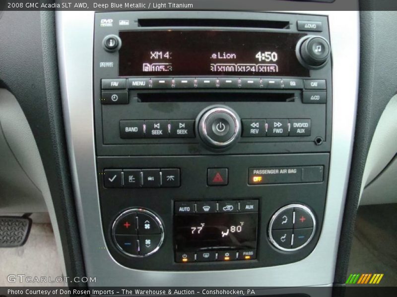 Deep Blue Metallic / Light Titanium 2008 GMC Acadia SLT AWD