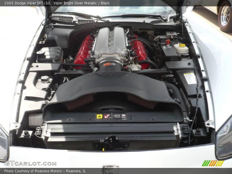 Viper Bright Silver Metallic / Black 2003 Dodge Viper SRT-10