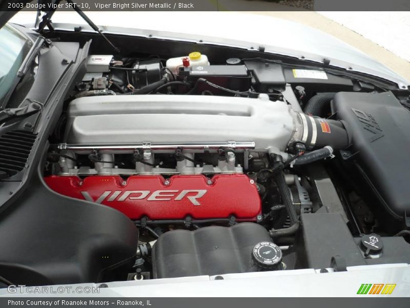 Viper Bright Silver Metallic / Black 2003 Dodge Viper SRT-10