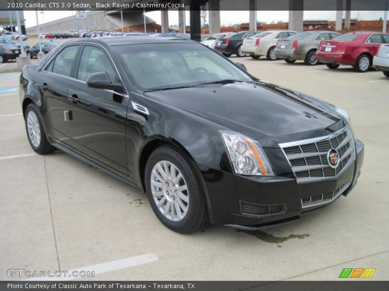 Black Raven / Cashmere/Cocoa 2010 Cadillac CTS 3.0 Sedan