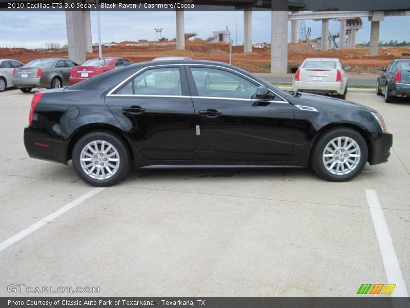 Black Raven / Cashmere/Cocoa 2010 Cadillac CTS 3.0 Sedan