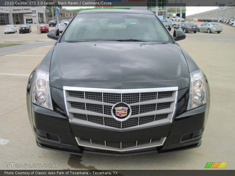 Black Raven / Cashmere/Cocoa 2010 Cadillac CTS 3.0 Sedan